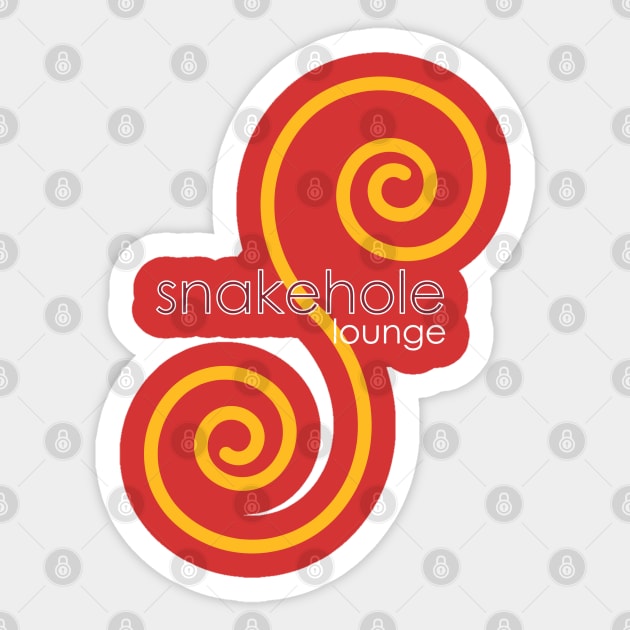 Snakehole Lounge Sticker by fashionsforfans